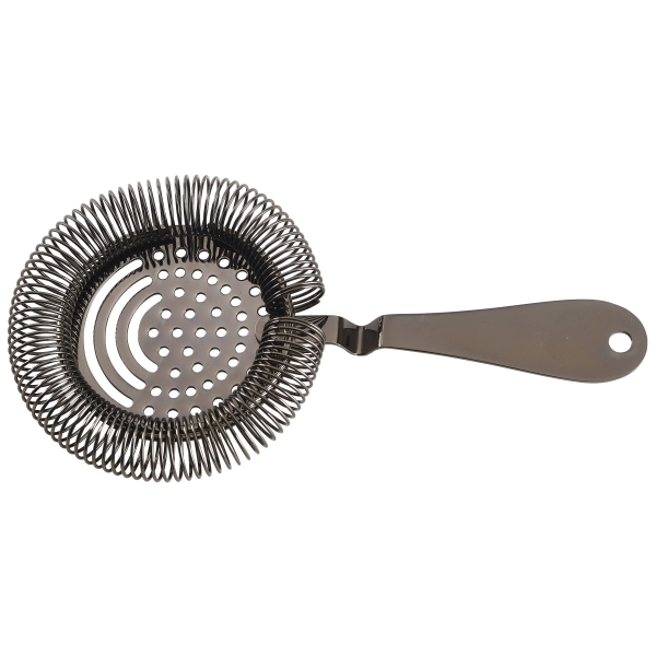 Gun Metal Sprung Premium Julep Strainer - HAW5GM