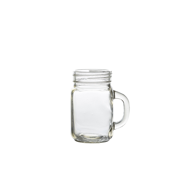 Genware Glass Mason Jar 45cl / 16oz - MAS450 (Pack of 12)