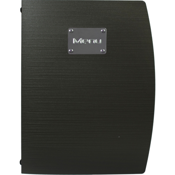 Rio A5 Menu Holder Black 4 Pages - MC-RCA5-BL
