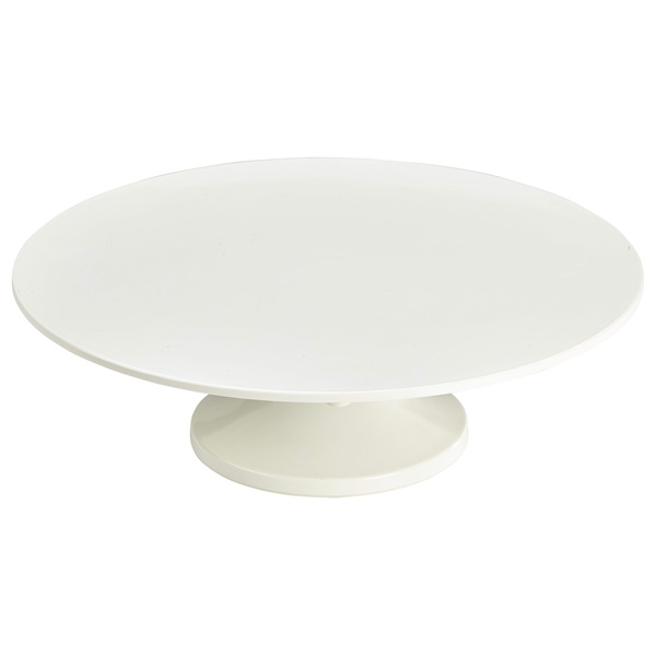 White Melamine Cake Stand 33cm/13