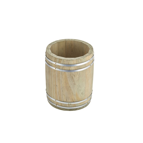Miniature Wooden Barrel 11.5Dia x 13.5cm - MWB11
