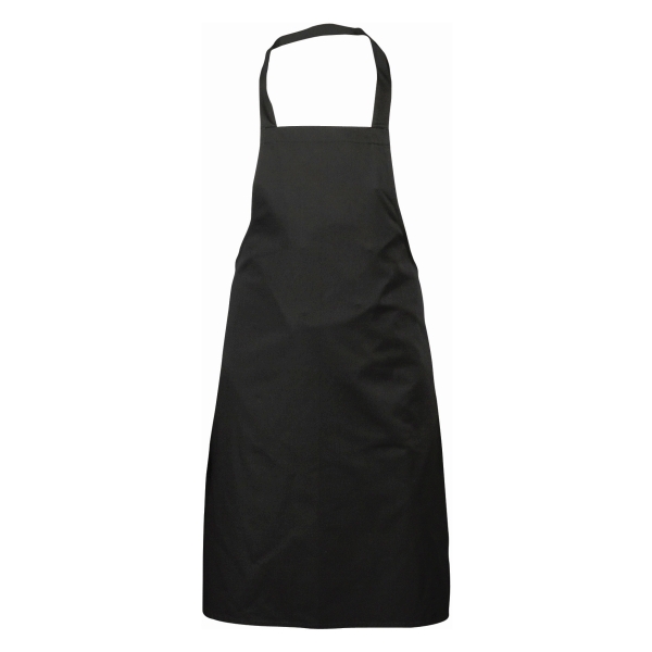 Black Bib Apron 70cm X 90cm - NA03