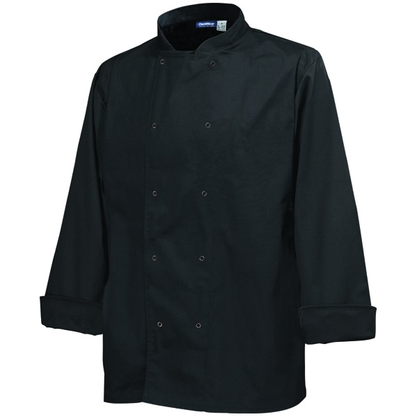 Basic Stud Jacket (Long Sleeve) Black M Size - NJ19-M
