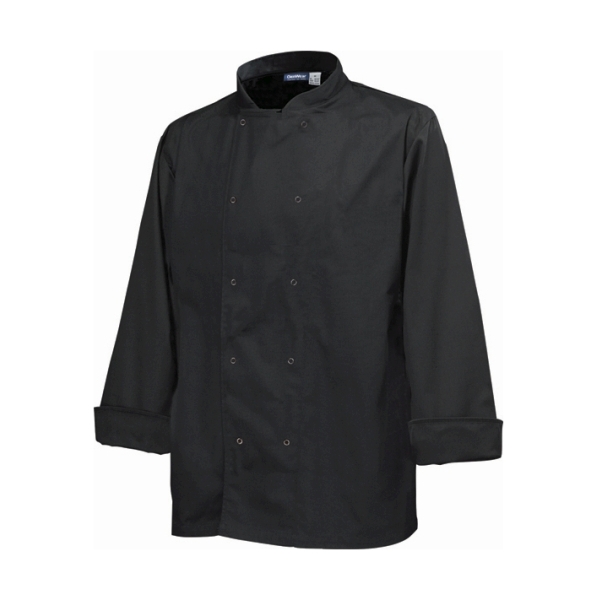 Basic Stud Jacket (Long Sleeve) Black S Size - NJ19-S