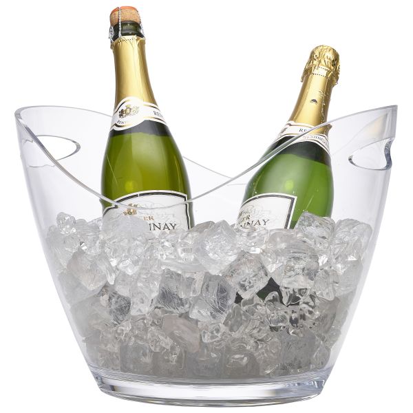 Plastic best sale champagne bucket