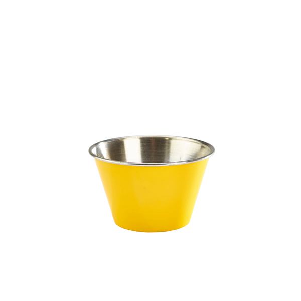 GenWare Yellow Stainless Steel Ramekin 17cl/6oz - RAMST6Y (Pack of 24)