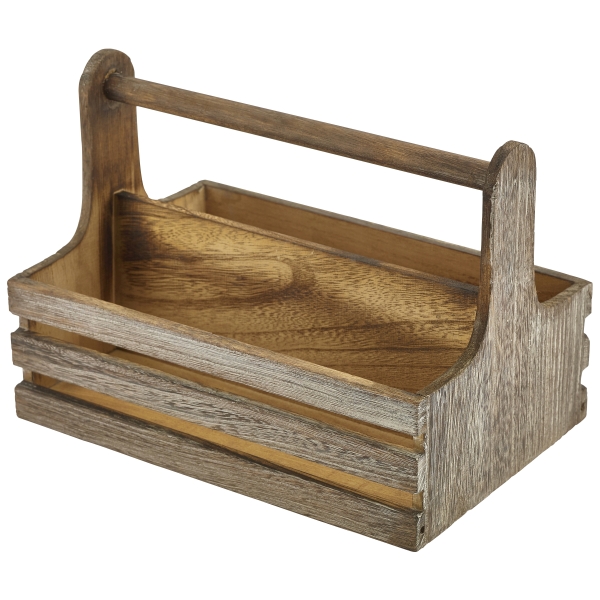 Rustic Wooden Table Caddy - RWTC