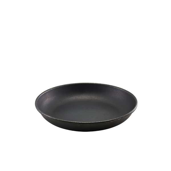 GenWare Black Vintage Steel Coupe Plate 20cm - SCP20BKV (Pack of 1)