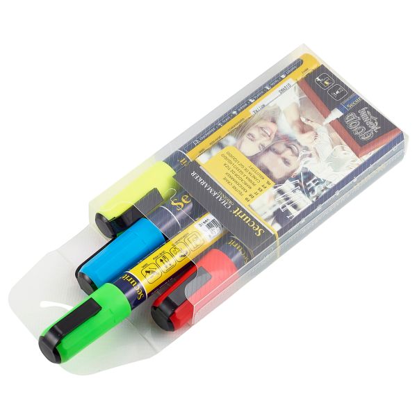 Chalkmarkers 4 Colour Pack (R,G,Y,BL) Medium - SMA510-V4