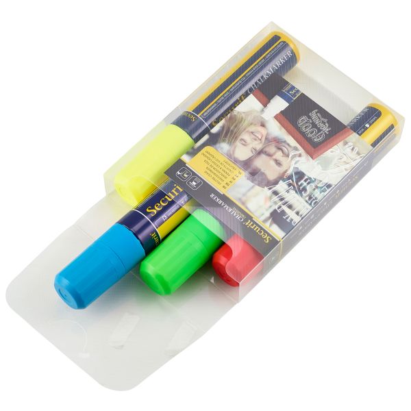 Chalkmarkers 4 Colour Pack (R,G,Y,BL) Large - SMA720-V4