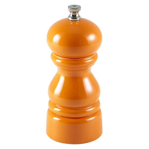 Genware Salt Or Pepper Grinder Orange 12.7cm - SPOR12