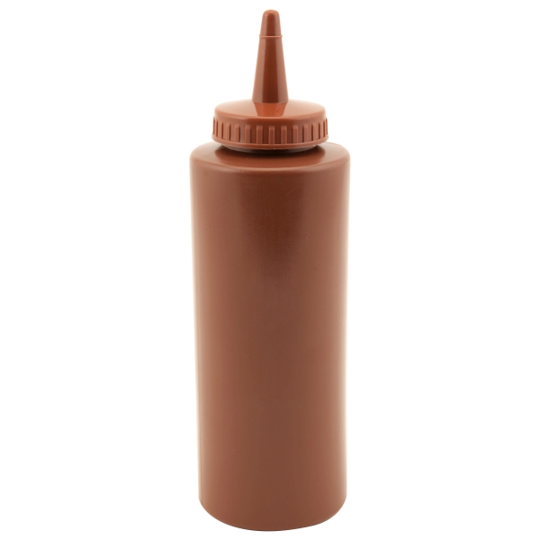 Genware Squeeze Bottle Brown 12oz/35cl - SQB12BR