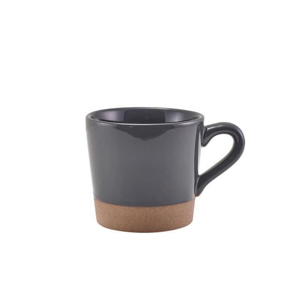 GenWare Kava Dark Grey Stoneware Coffee Cup 34cl/ 12oz - CUP-KDG34 (Pack of 6)