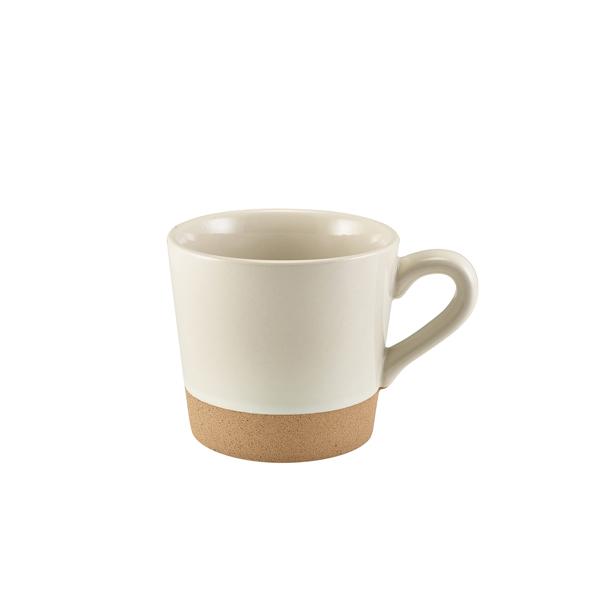 GenWare Kava White Stoneware Coffee Cup 34cl/ 12oz - CUP-KW34 (Pack of 6)