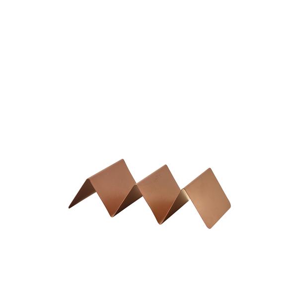 GenWare Copper Vintage Steel Fast Food Stand 2 Slot - FFS2CV (Pack of 12)