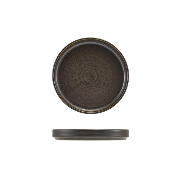 Terra Porcelain Black Low Presentation Plate 14cm - LP-PBK14 (Pack of 12)