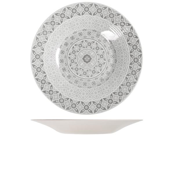 White Marrakesh Melamine Bowl 48 x 6cm - MK480973
