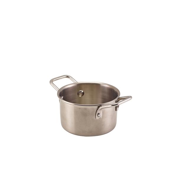 GenWare Mini Stainless Steel Casserole Dish 10 x 5.8cm - MSCD10 (Pack of 12)