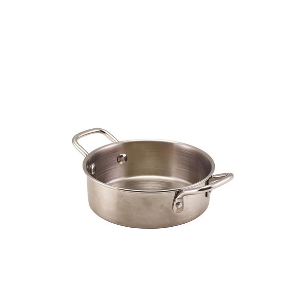 GenWare Mini Stainless Steel Casserole Dish 12.8 x 4.2cm - MSCD12 (Pack of 12)