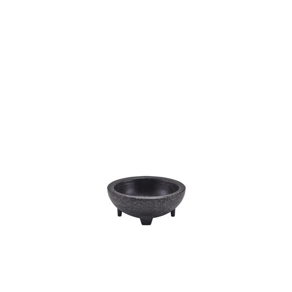 GenWare Black Polypropylene Mexican Mortar Bowl 11cl/ 4oz - MXB4BK (Pack of 12)