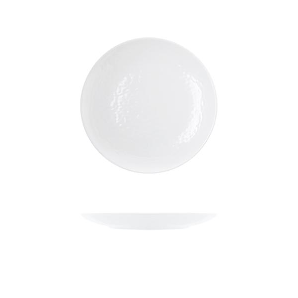 White Osaka Melamine Side Plate 23cm - OS231145 (Pack of 12)