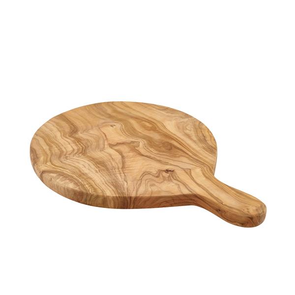 GenWare Olive Wood Round Paddle Board 26cm - OWPB26