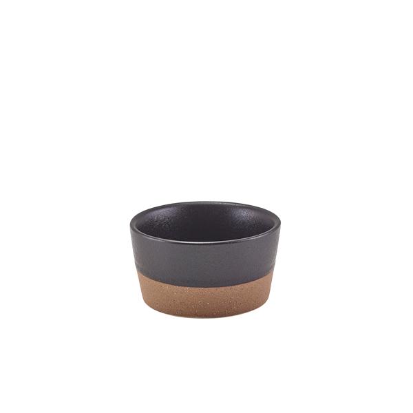 GenWare Kava Black Stoneware Ramekin 7.5cl/ 2.5oz - RAM-KBK11 (Pack of 12)