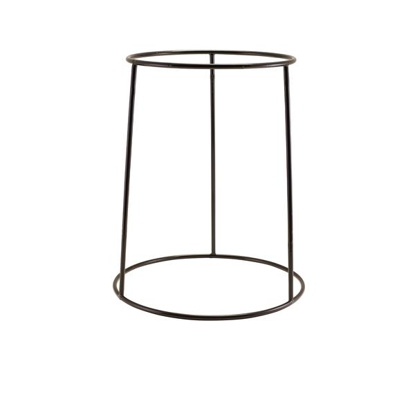 GenWare Black Anti-Slip Round Buffet Riser 30cm - RSR-RBK30