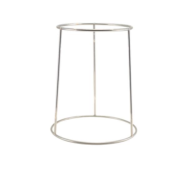 GenWare Silver Anti-Slip Round Buffet Riser 30cm - RSR-RS30