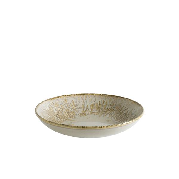 Sand Snell Bloom Deep Plate 23cm - S-SANSNLBLM23CK (Pack of 6)