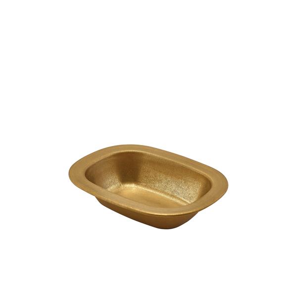 GenWare Gold Vintage Steel Pie Dish 16cm - SPD16GDV (Pack of 12)