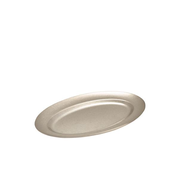 GenWare Vintage Steel Oval Platter 35cm - SPL35V