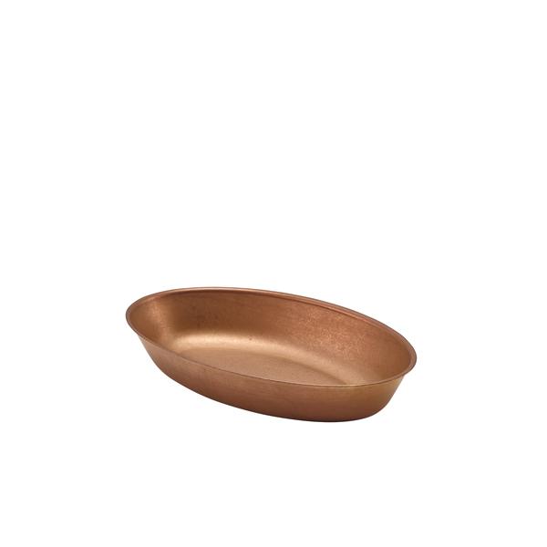 GenWare Copper Vintage Steel Oval Dish 17.5 x 11cm - SSD1711CV (Pack of 6)