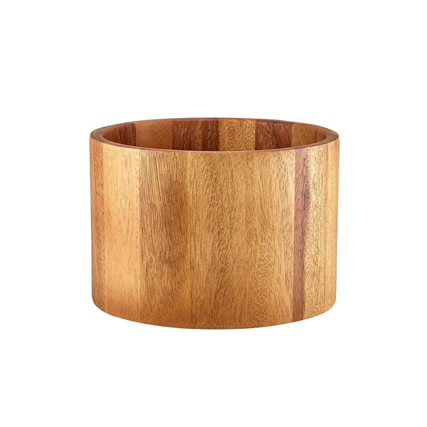GenWare Acacia Wood Straight Sided Bowl 22.5 x 15cm - WBWLS2215