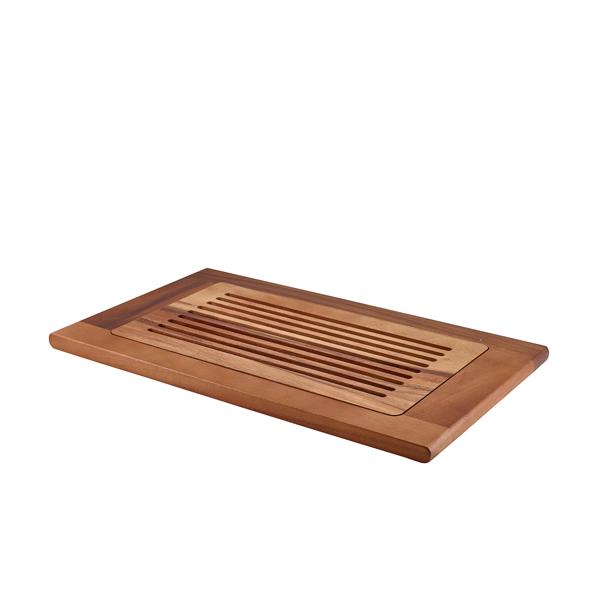 Acacia Wood Slatted Chopping Board GN 1/1 - WCB5332