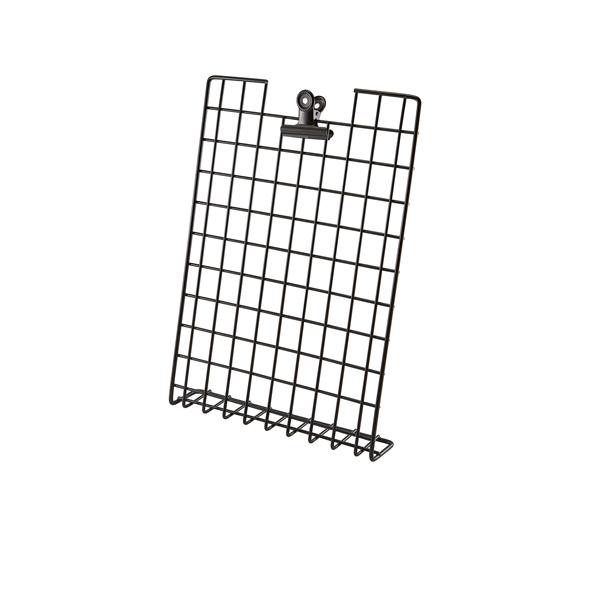 GenWare Black Wire A4 Menu Holder - WMHA4BK