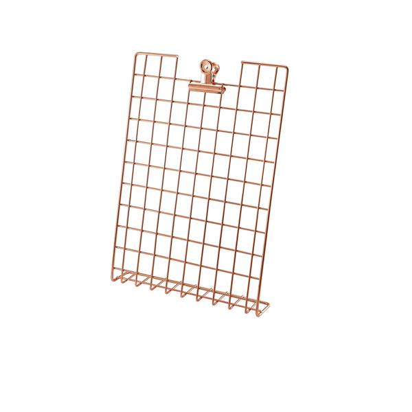 GenWare Copper Wire A4 Menu Holder - WMHA4C