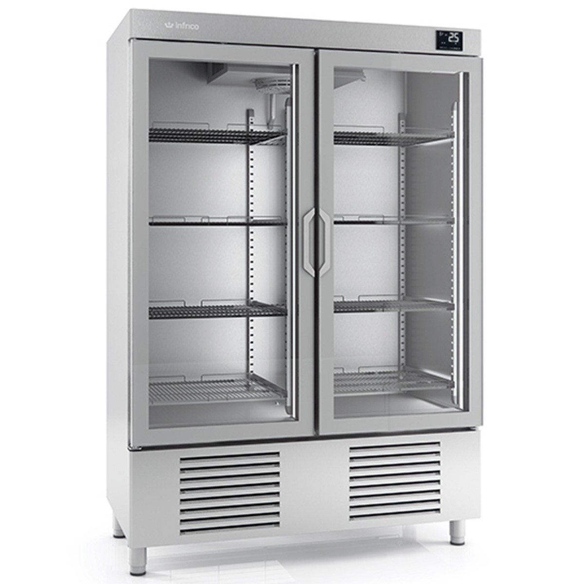 INFRICO DOUBLE GLASS DOOR REFRIGERATOR 1110L - AEX1000TF