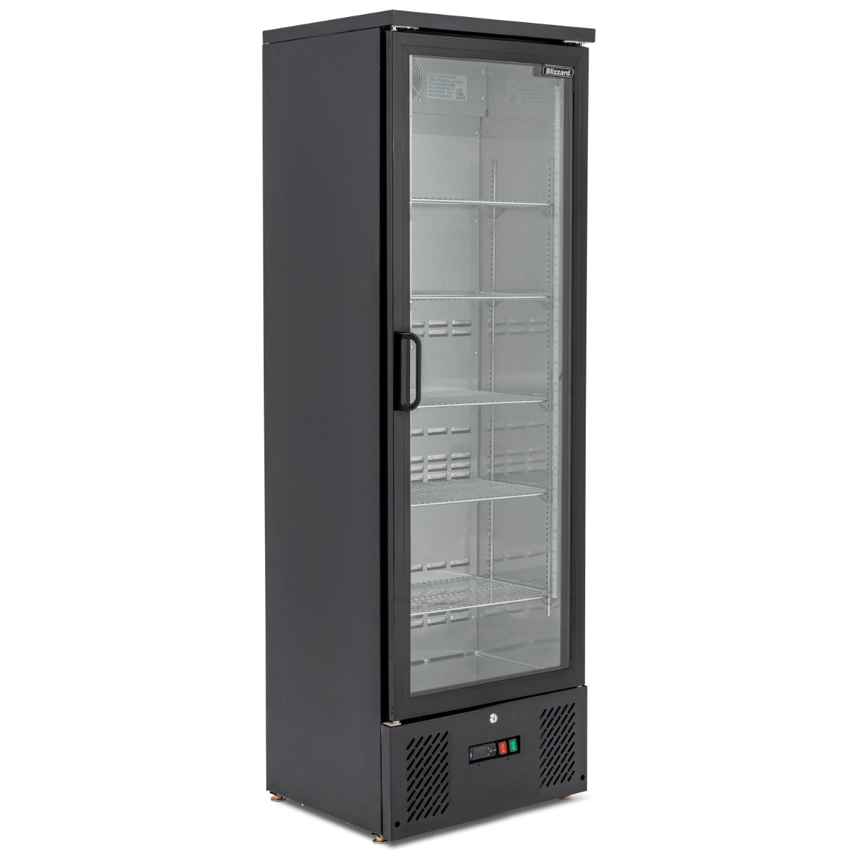 BLIZZARD Upright Single Door Bar Bottle Cooler (324 BTL) - BAR10