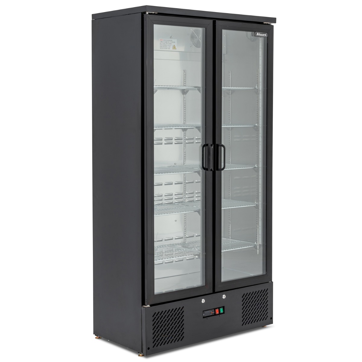 BLIZZARD Upright Double Door Bar Bottle Cooler (492 BTL) - BAR20