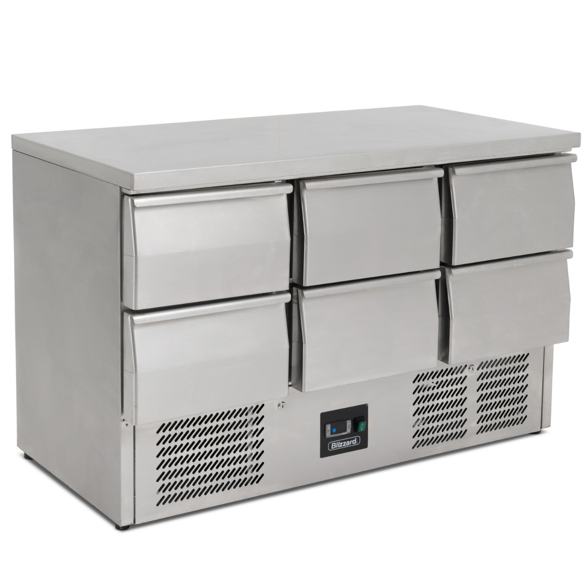 BLIZZARD 6 Drawer Compact Gastronorm Counter 368L - BCC3-6D