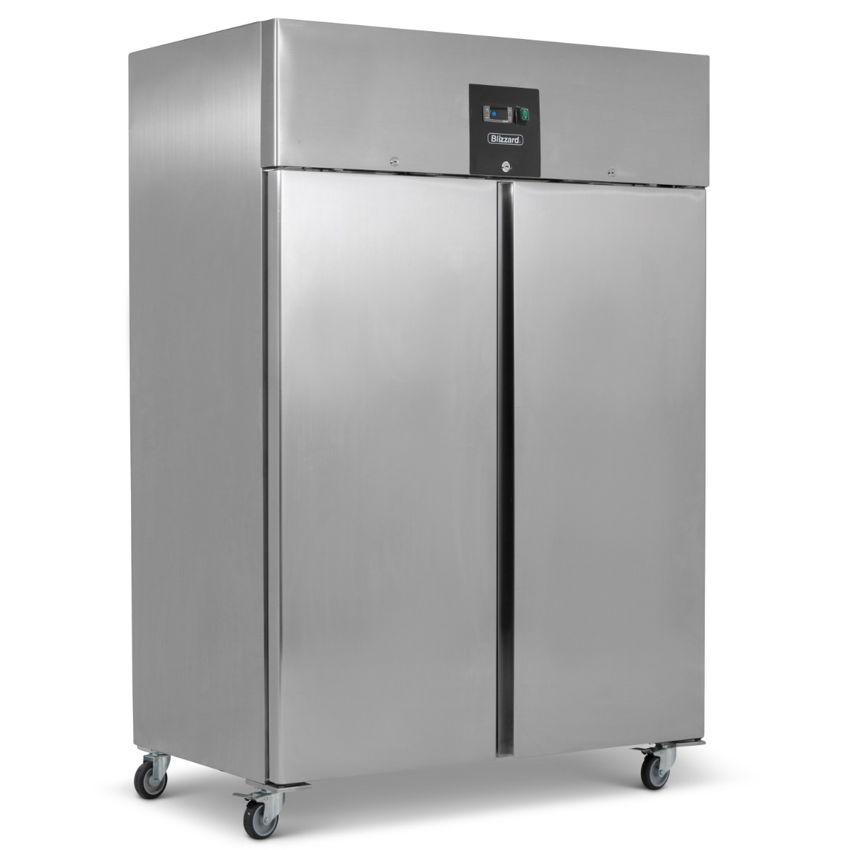 BLIZZARD DOUBLE DOOR VENTILATED GN2/1 SS FREEZER 1300L - BF2SS