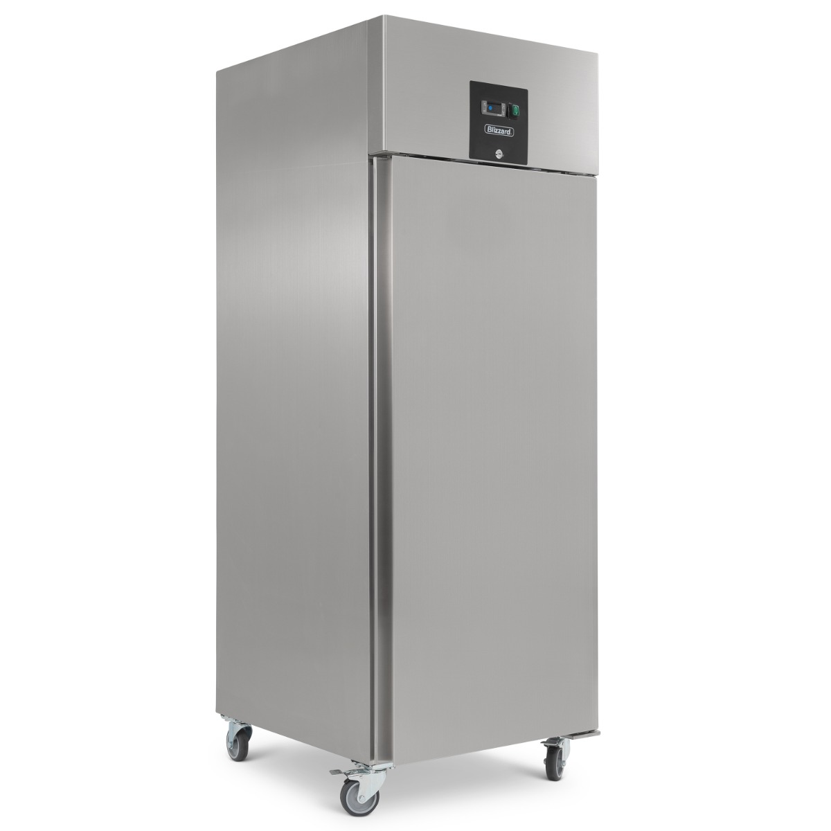 BLIZZARD SINGLE DOOR VENTILATED GN2/1 SS REFRIGERATOR 650L - BR1SS