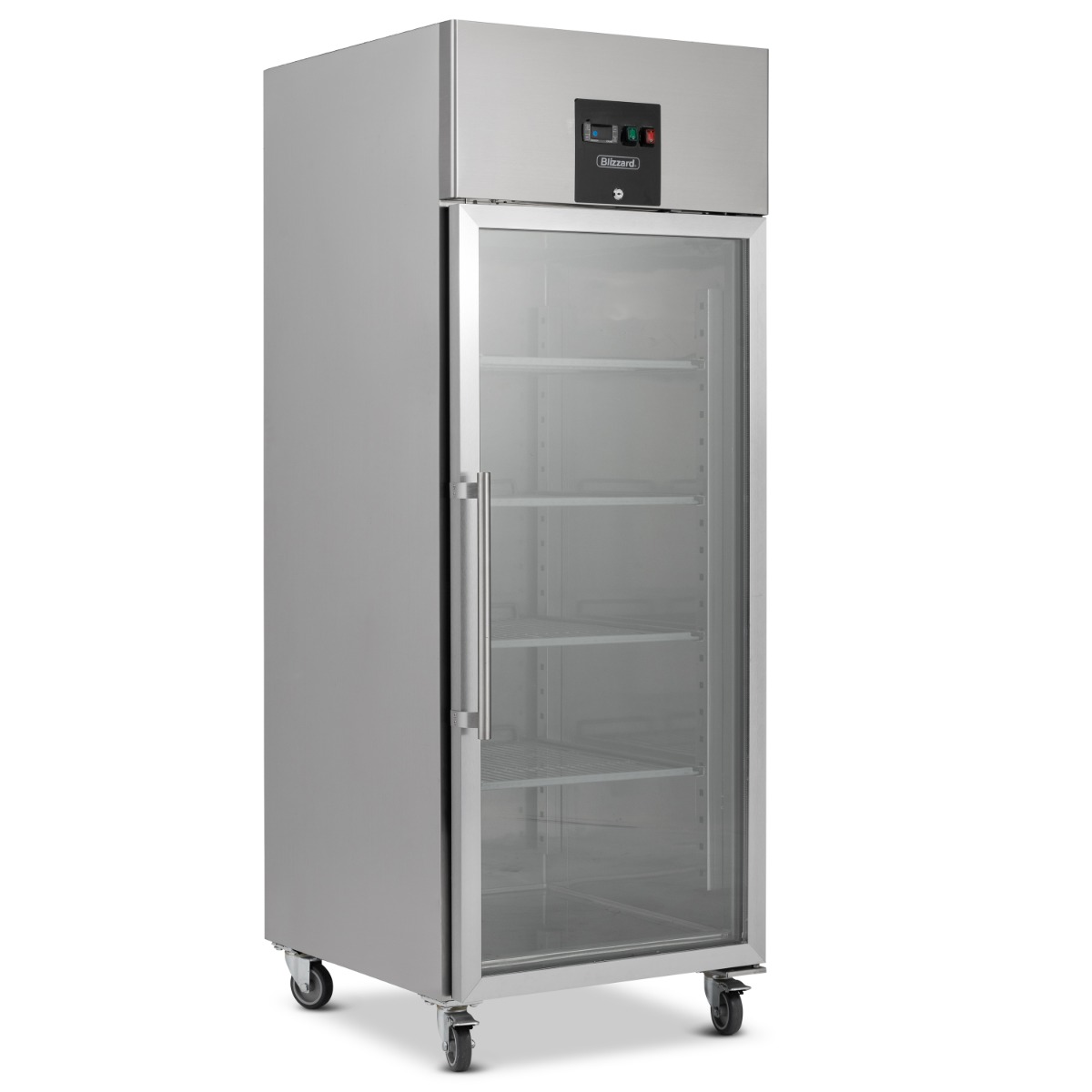 BLIZZARD Single Glass Door Ventilated GN Refrigerator 650L - BR1SSCR