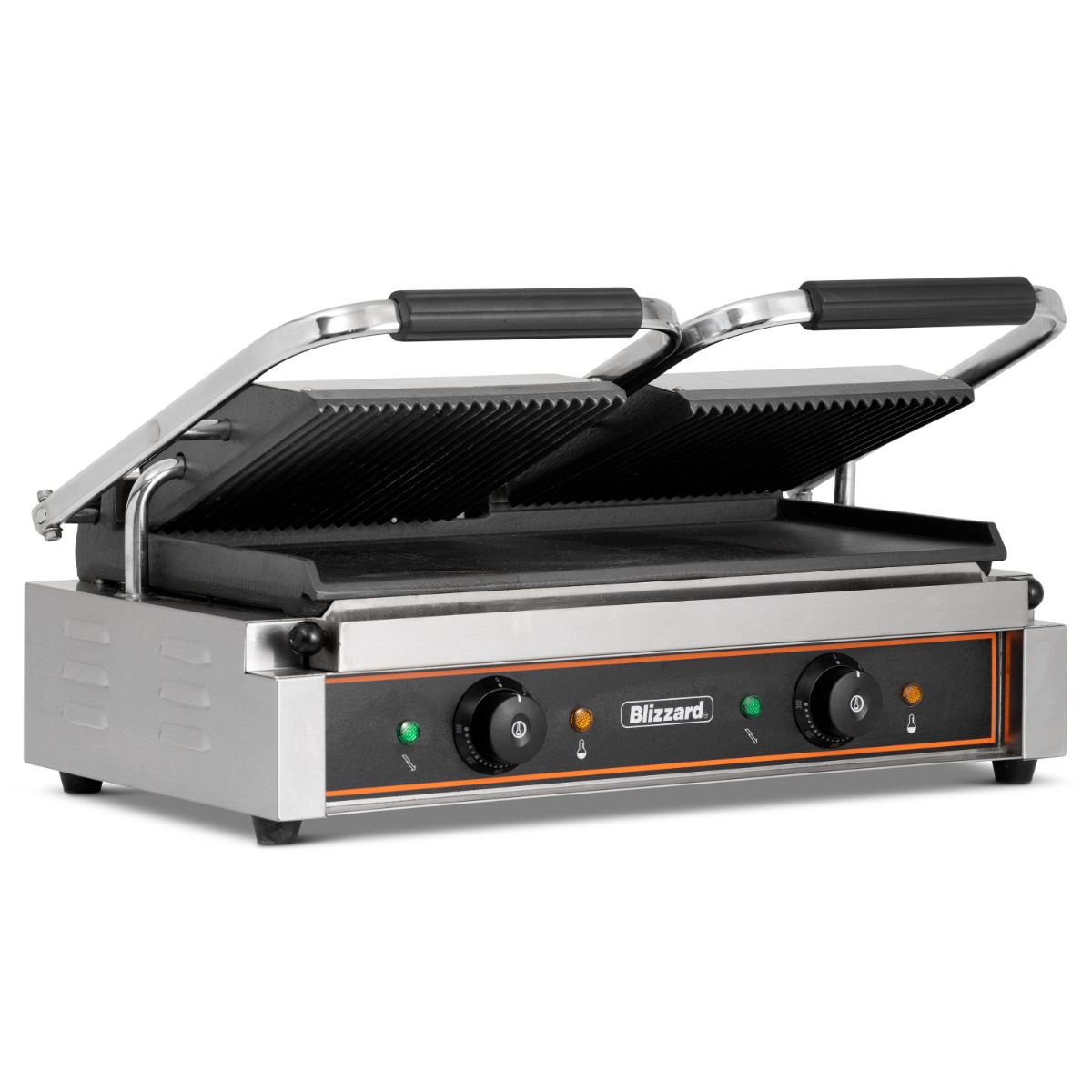 BLIZZARD 3600W Double Contact Grill Bottom Smooth - BRSCG2