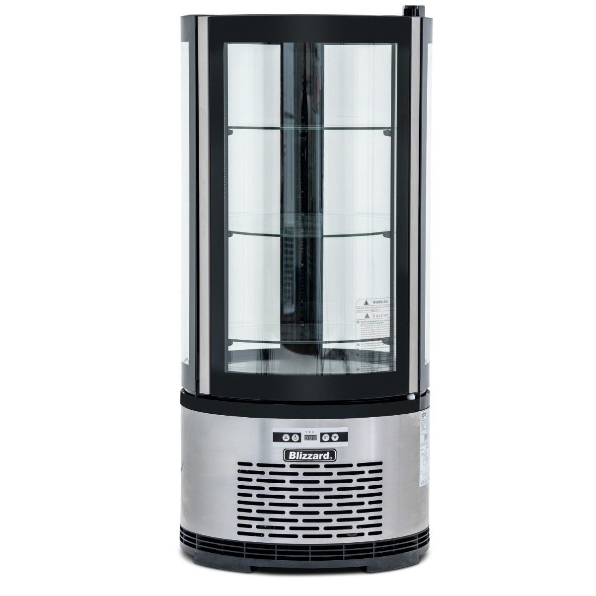 BLIZZARD Round Case Cake Display 100L - CD100R