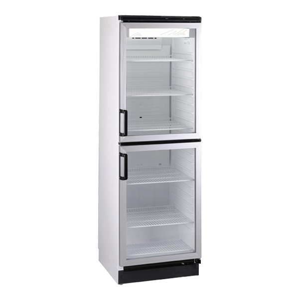 VESTFROST Double Glass Door Refrigerator 377L - FKG370