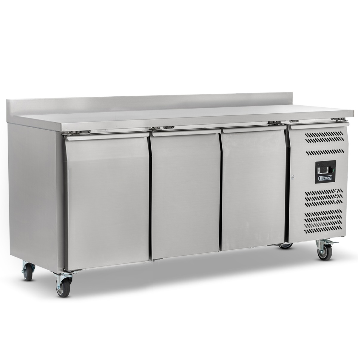 BLIZZARD 3 Door GN1/1 Counter with Upstand 417L - HBC3