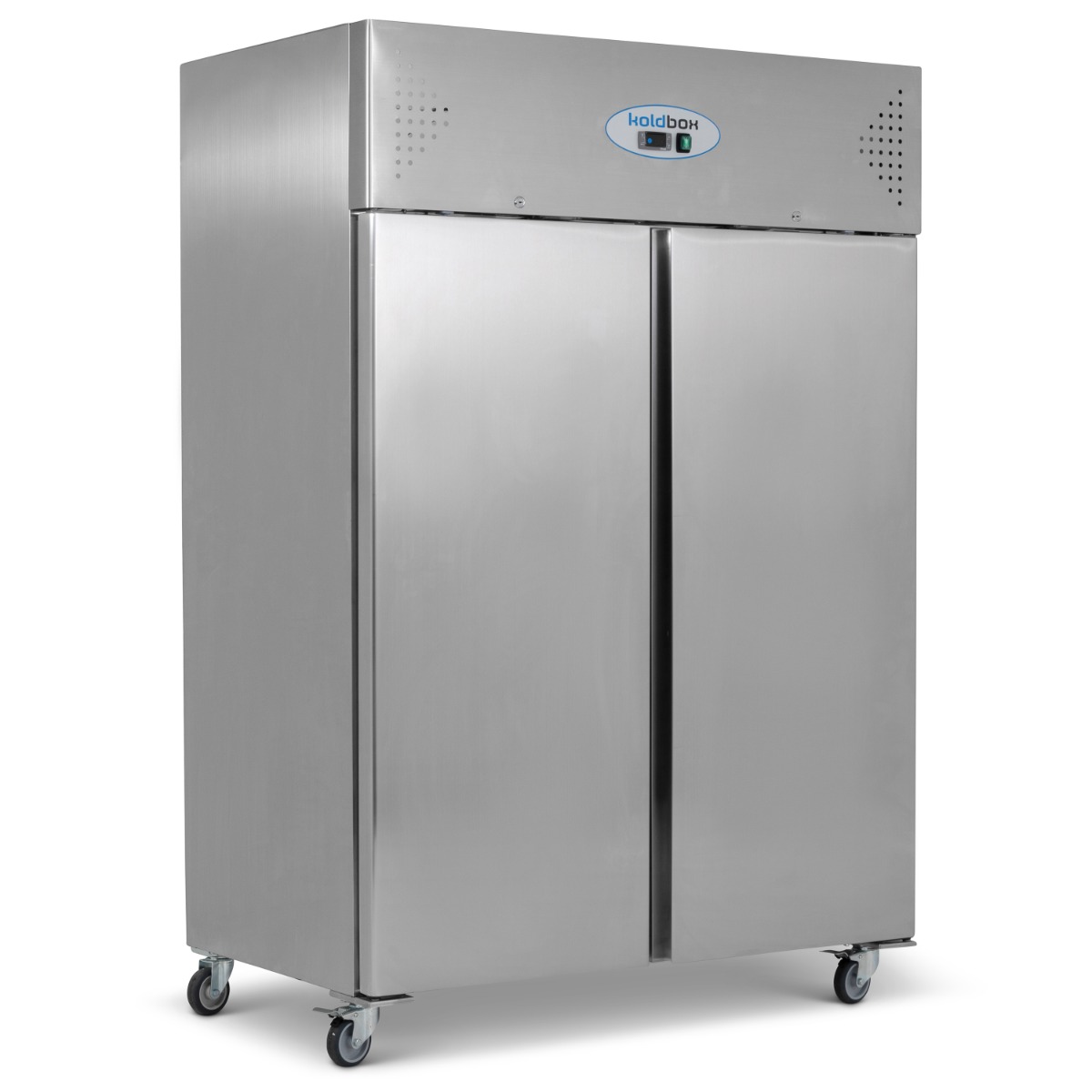KOLDBOX DOUBLE DOOR VENTILATED GN SS FREEZER 1200L - KXF1200