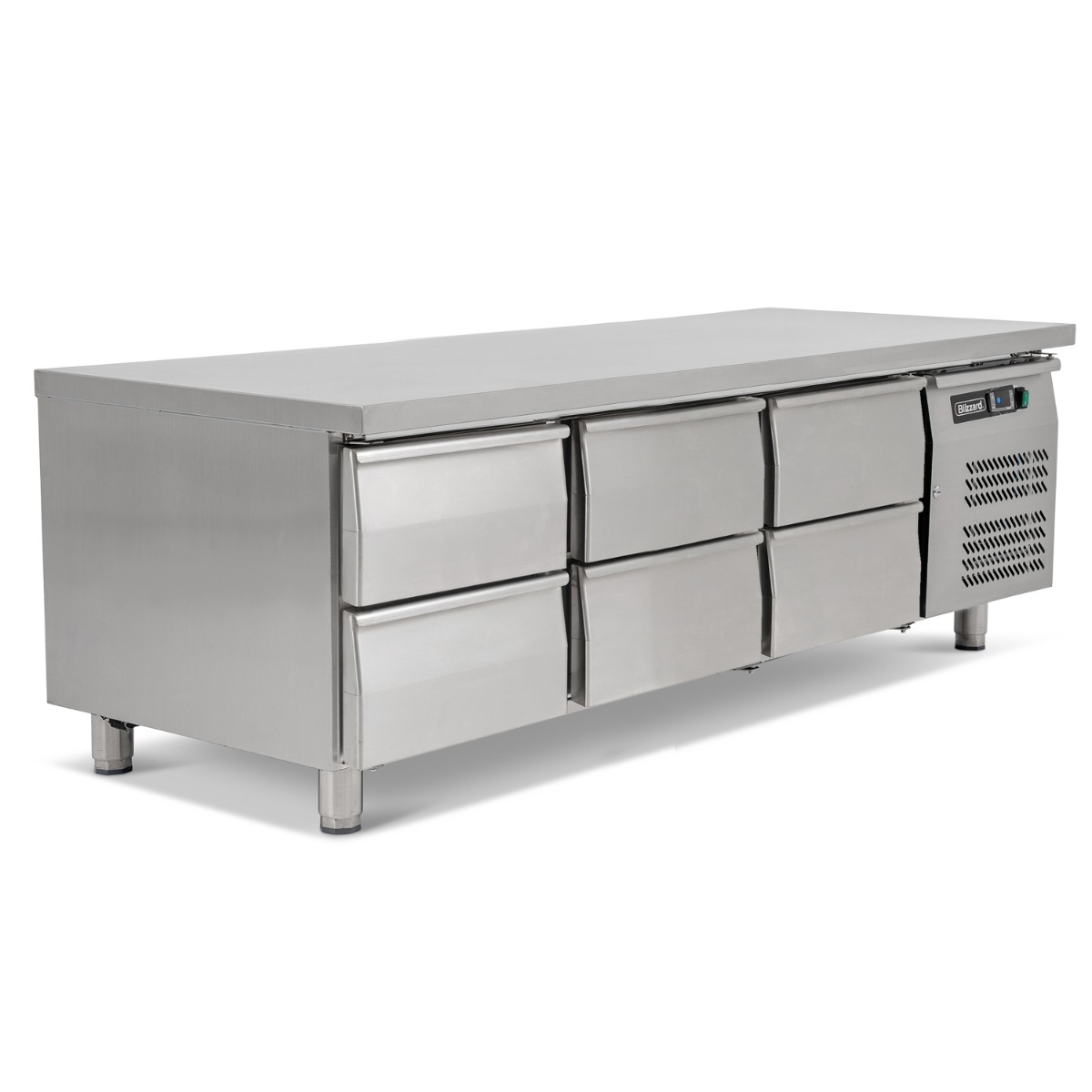 BLIZZARD 6 Drawer Low Height 650mm Snack Counter 317L - SNC3-DRW